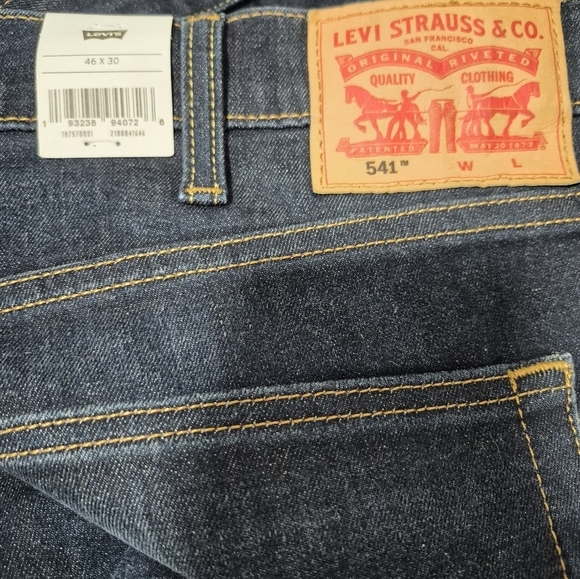 Levi's Mens 541 Athletic Fit Stretch Jeans Size 46×30 - Picture 7 of 10